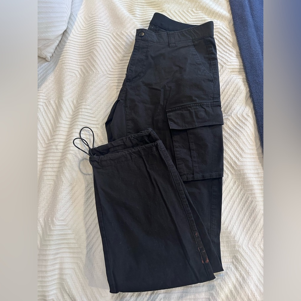 BYLT Basics Black Cargo Joggers 33 Waist